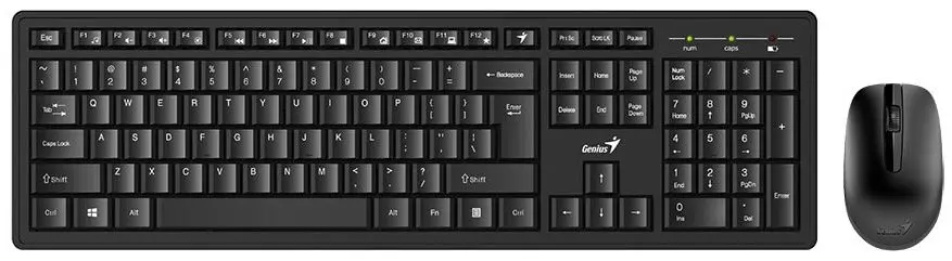 Беспроводной комплект клавиатура + мышь Genius Smart KM-8200 (Black)