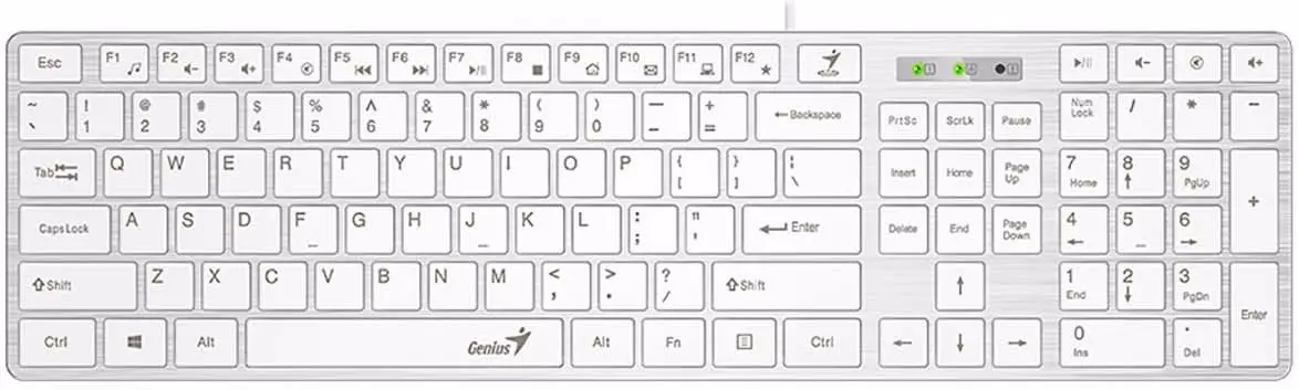 Tastatura Genius SlimStar 126 (White)