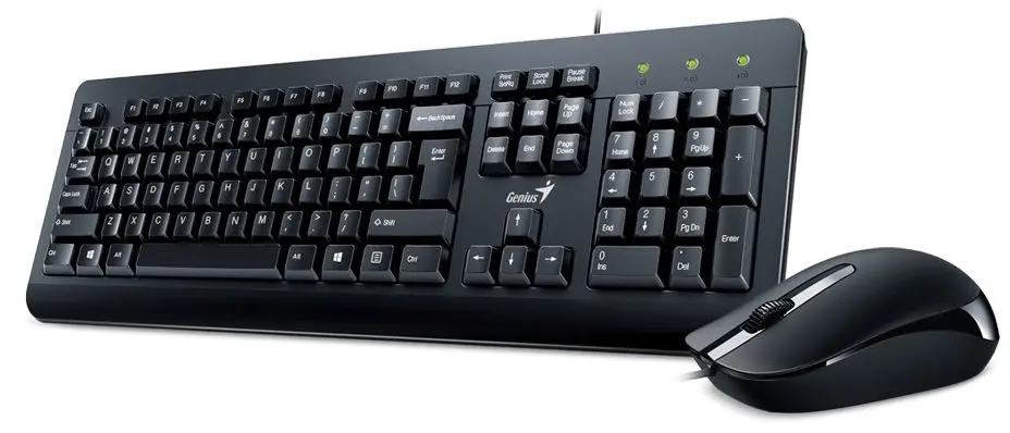 Комплект клавиатура + мышь Genius KM-160 (Black)