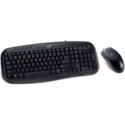 Комплект клавиатура + мышь Genius KM-200 (Black) Thumb
