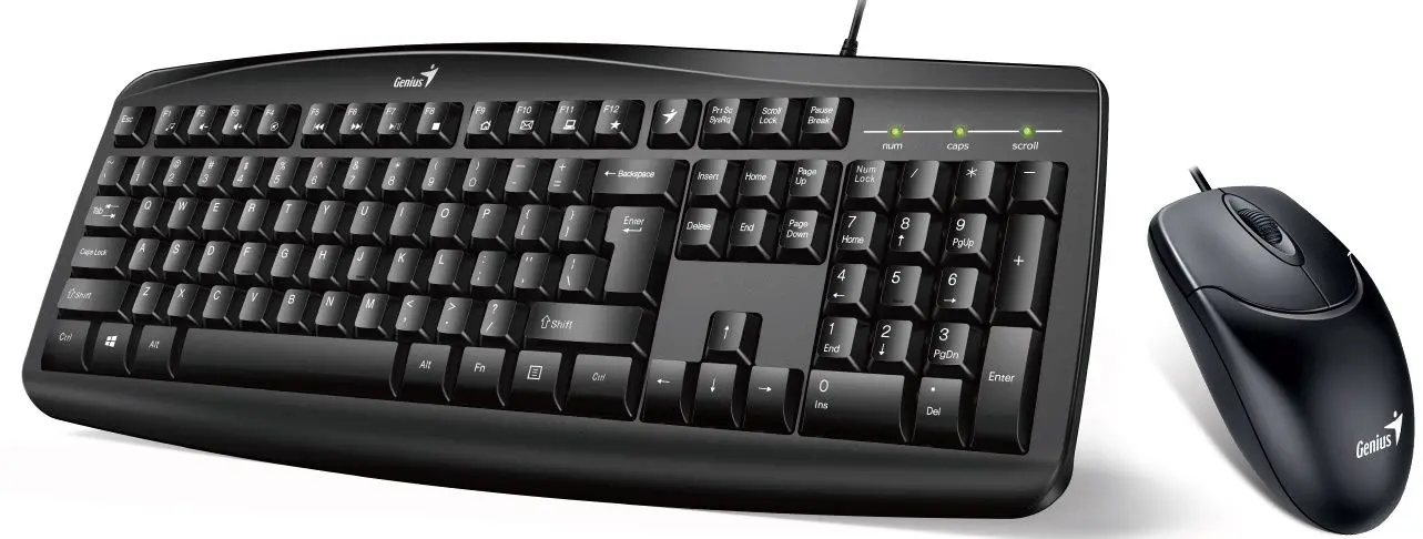 Комплект клавиатура + мышь Genius Smart KM-200 (Black) - 2