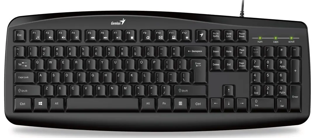 Комплект клавиатура + мышь Genius Smart KM-200 (Black) - 3