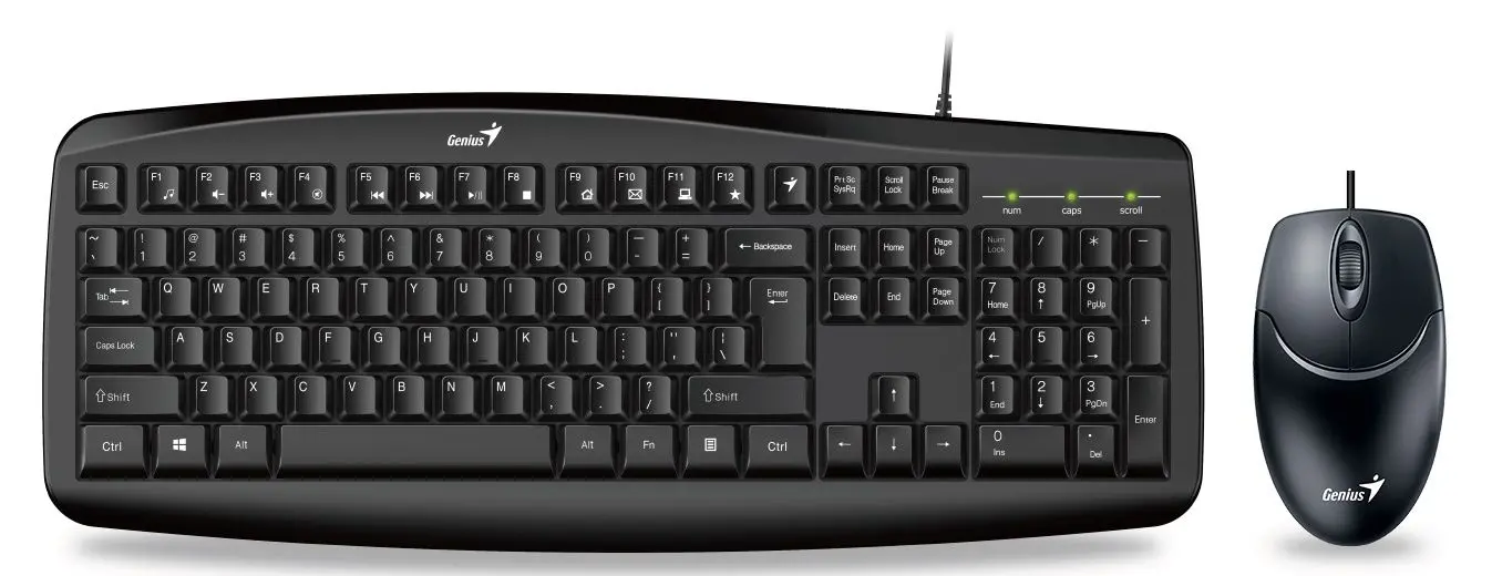 Комплект клавиатура + мышь Genius Smart KM-200 (Black)