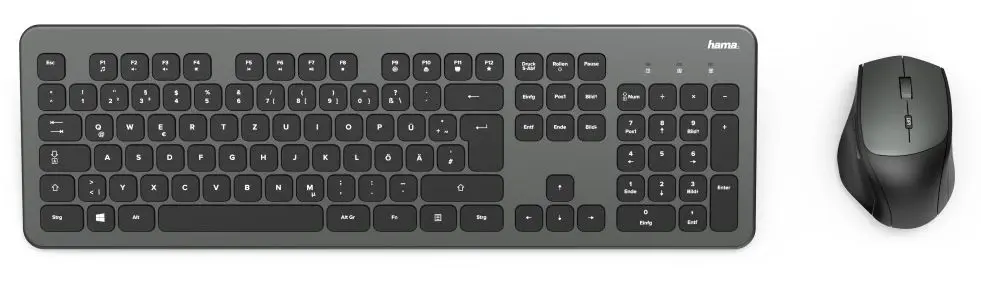 Set tastatura + mouse fara fir Hama KMW-700 (Anthracite/Black)