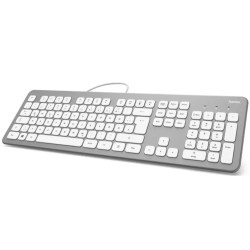 Tastatura Hama KC-700 R1182651 (White/Silver) Thumb