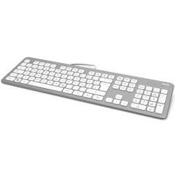 Tastatura Hama KC-700 R1182651 (White/Silver) Thumb