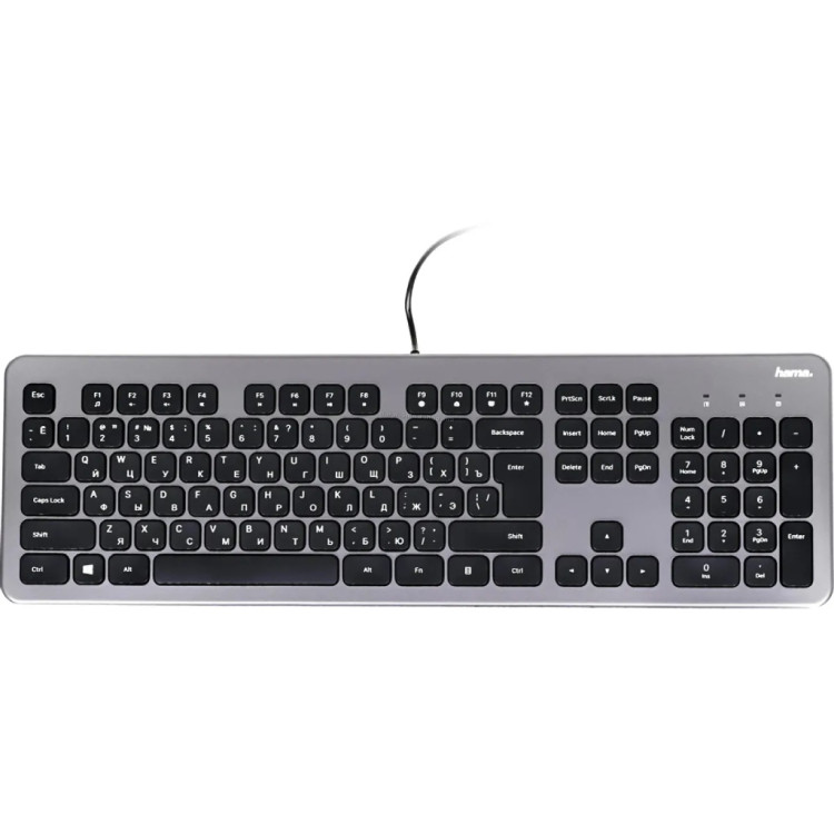 Tastatura Hama KC-700 R1182652 (Anthracite/Black)