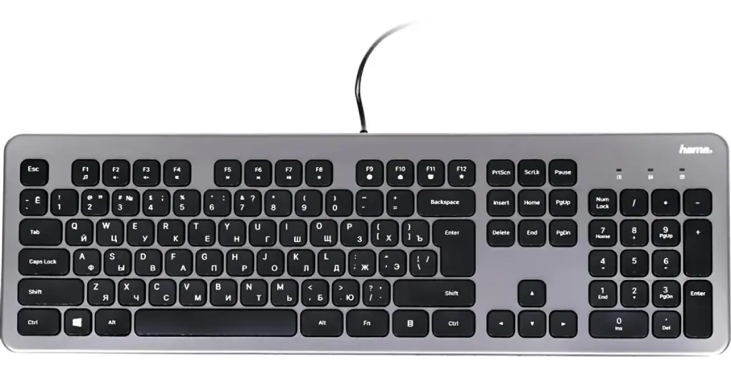 Tastatura Hama KC-700 R1182652 (Anthracite/Black)