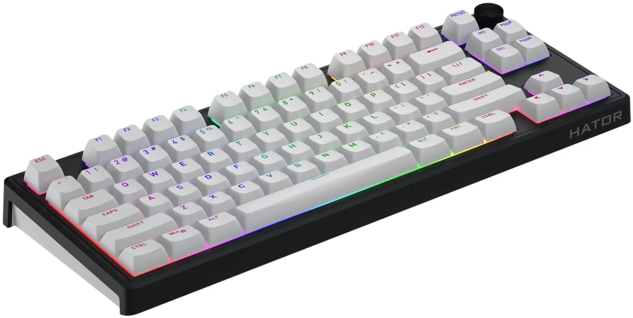 Tastatura fara fir Hator Skyfall 80 (Black/White) - 5