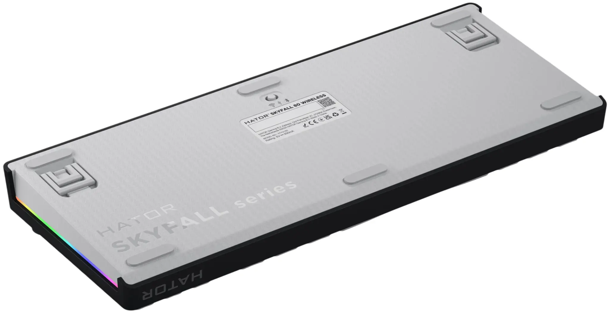 Tastatura fara fir Hator Skyfall 80 (Black/White) - 6