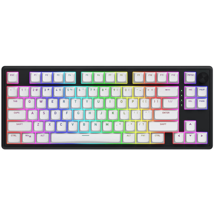 Tastatura fara fir Hator Skyfall 80 (Black/White)
