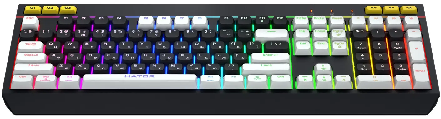 Tastatura HATOR Icefall HTK400UA (Black) - 2