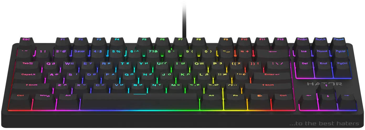 Клавиатура HATOR Rockfall 2 Mecha TKL HTK-520 (Black) - 2