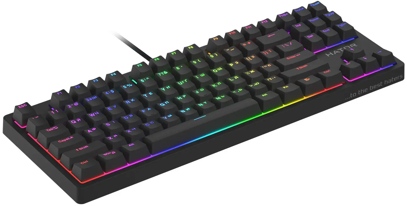 Клавиатура HATOR Rockfall 2 Mecha TKL HTK-520 (Black) - 3