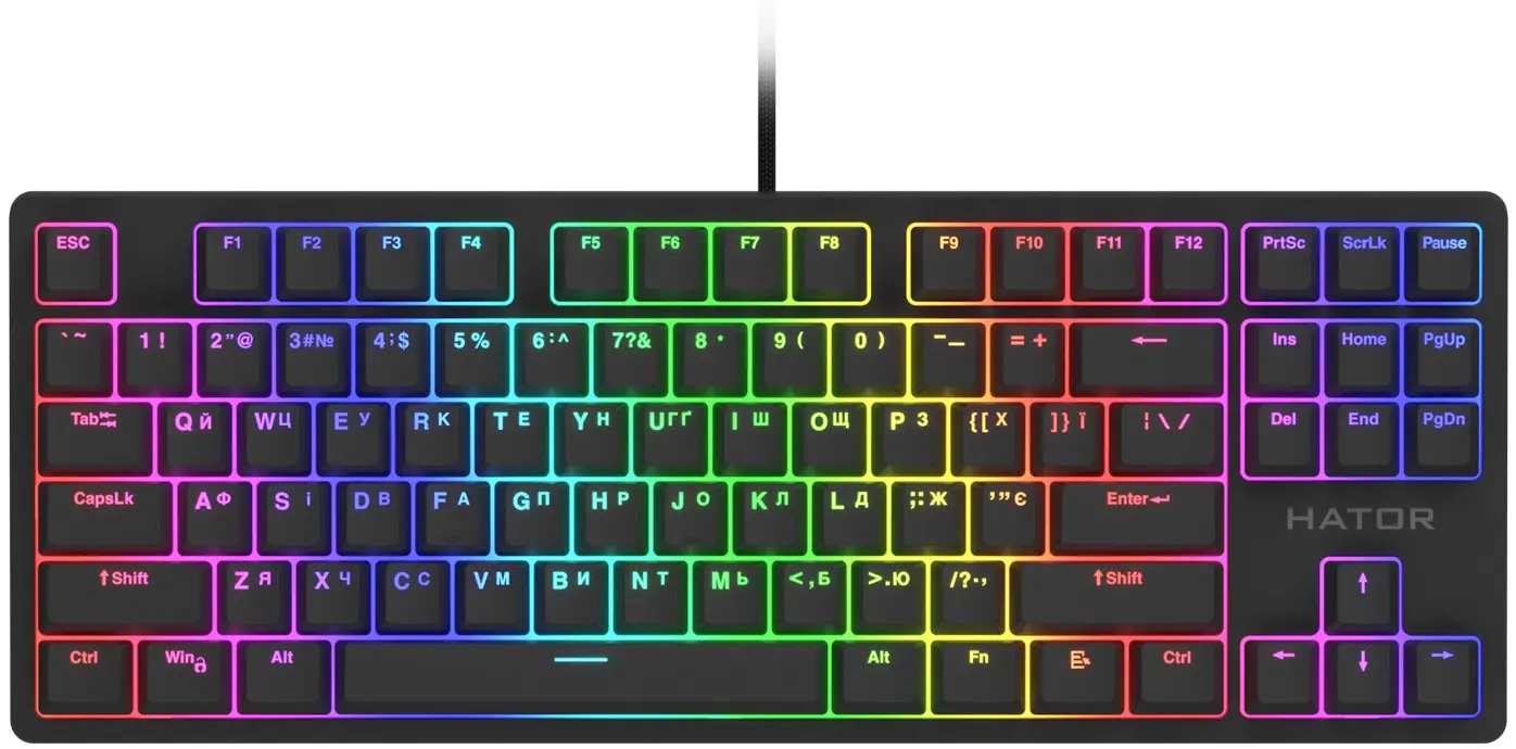 Tastatura HATOR Rockfall 2 Optica TKL HTK-730 (Black)