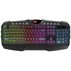 Gaming set 4in1 claviatura + casti + mouse + mousepad Havit Gamenote KB675CM (Black) Thumb