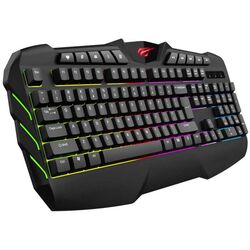 Gaming set 4in1 claviatura + casti + mouse + mousepad Havit Gamenote KB675CM (Black) Thumb