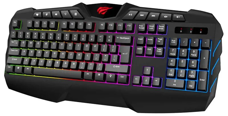 Gaming set 4in1 claviatura + casti + mouse + mousepad Havit Gamenote KB675CM (Black) - 5