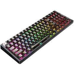 Tastatură Havit KB875L (Transparent Teal) Thumb