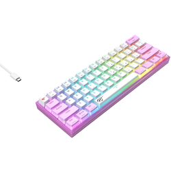 Tastatura Havit KB877L (Purple/White) Thumb