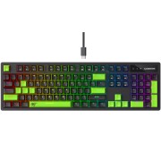 Tastatura Havit KB893L (Black/Green)