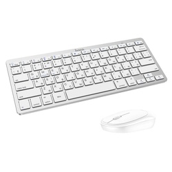 Set tastatura + mouse fara fir Hoco DI05 (White)