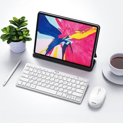 Беспроводной комплект клавиатура + мышь Hoco DI05 (White) Thumb