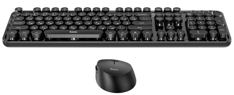 Set tastatura + mouse fara fir Hoco DI25 Palladis (Black)