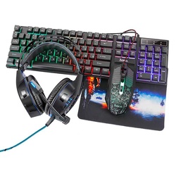 Gaming set 4in1 Hoco DI54 Luster (Black) Thumb