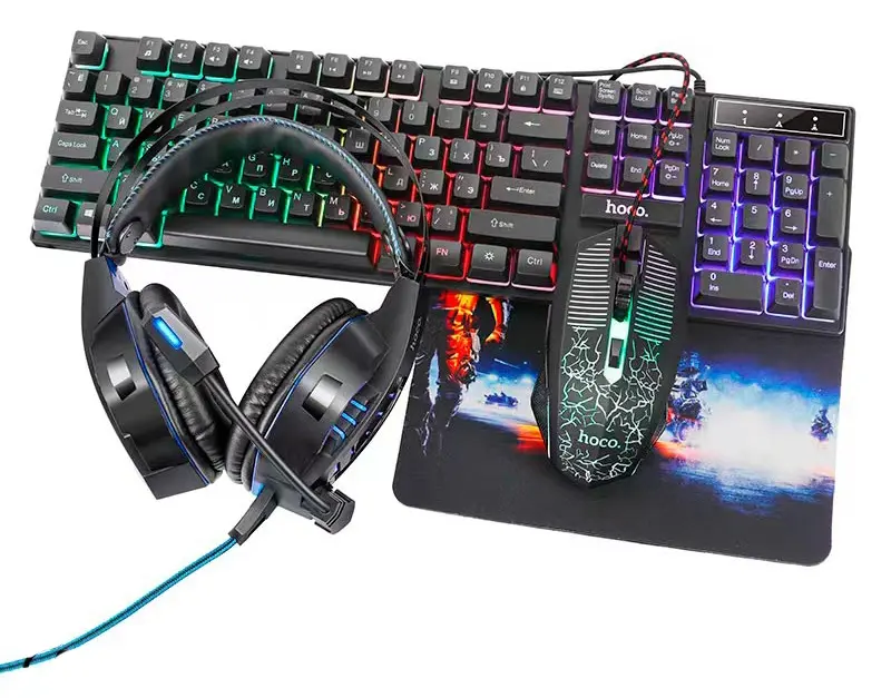 Gaming set 4in1 Hoco DI54 Luster (Black)