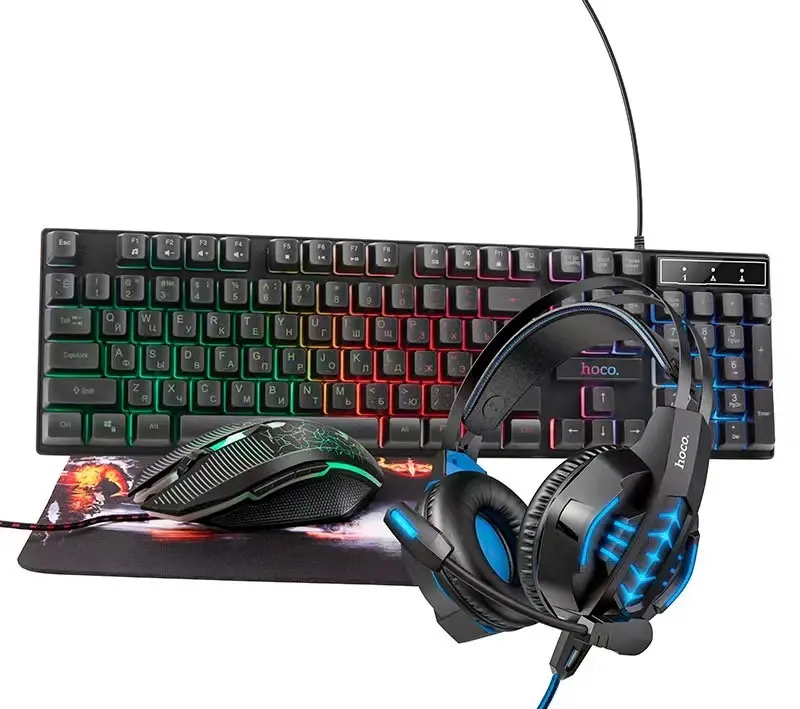 Gaming set 4in1 Hoco DI54 Luster (Black)
