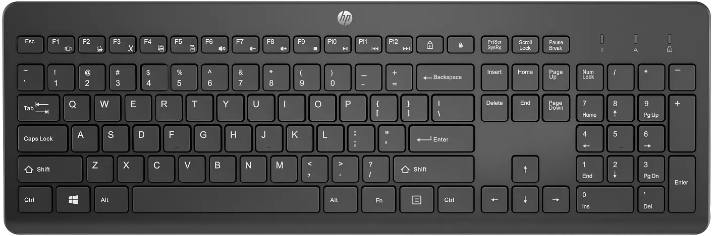 Set tastatura + mouse fara fir HP 230 (Black)