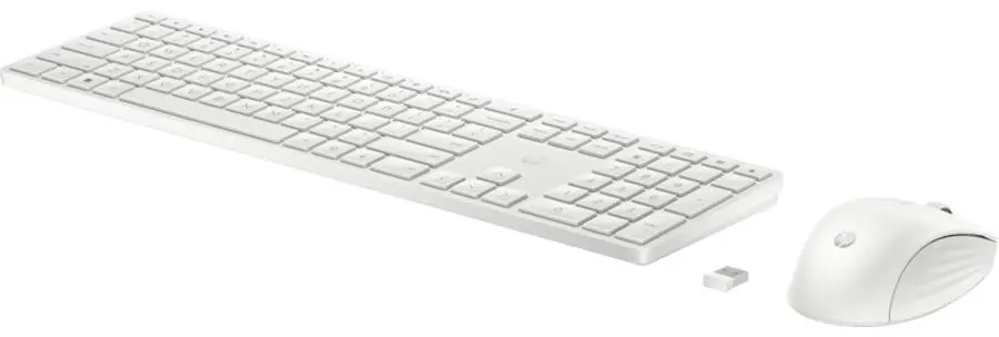 Set tastatura + mouse fara fir HP 650 (White)