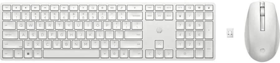 Set tastatura + mouse fara fir HP 650 (White)