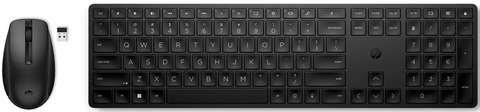 Set tastatura + mouse fara fir HP 655 (Black)