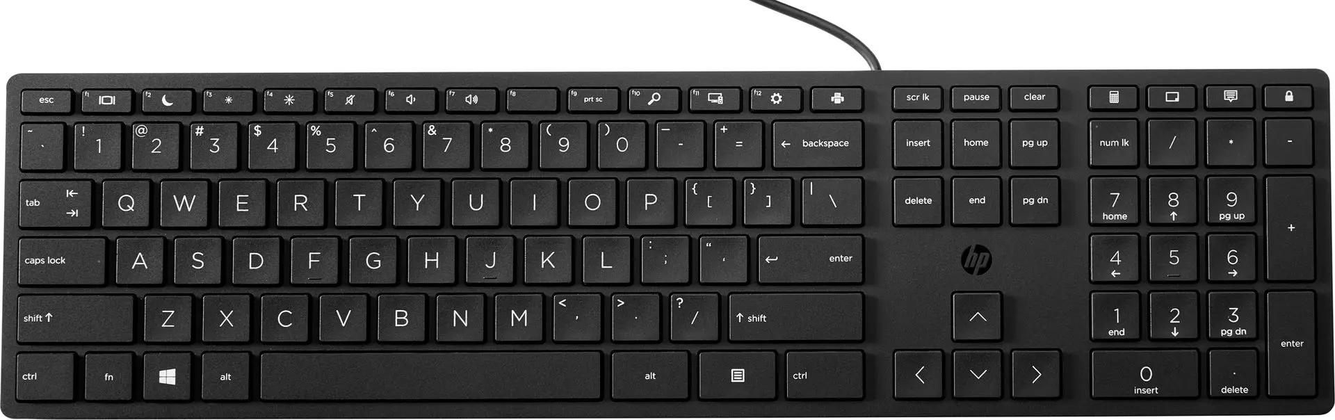 Клавиатура HP 320K USB Wired (Black)