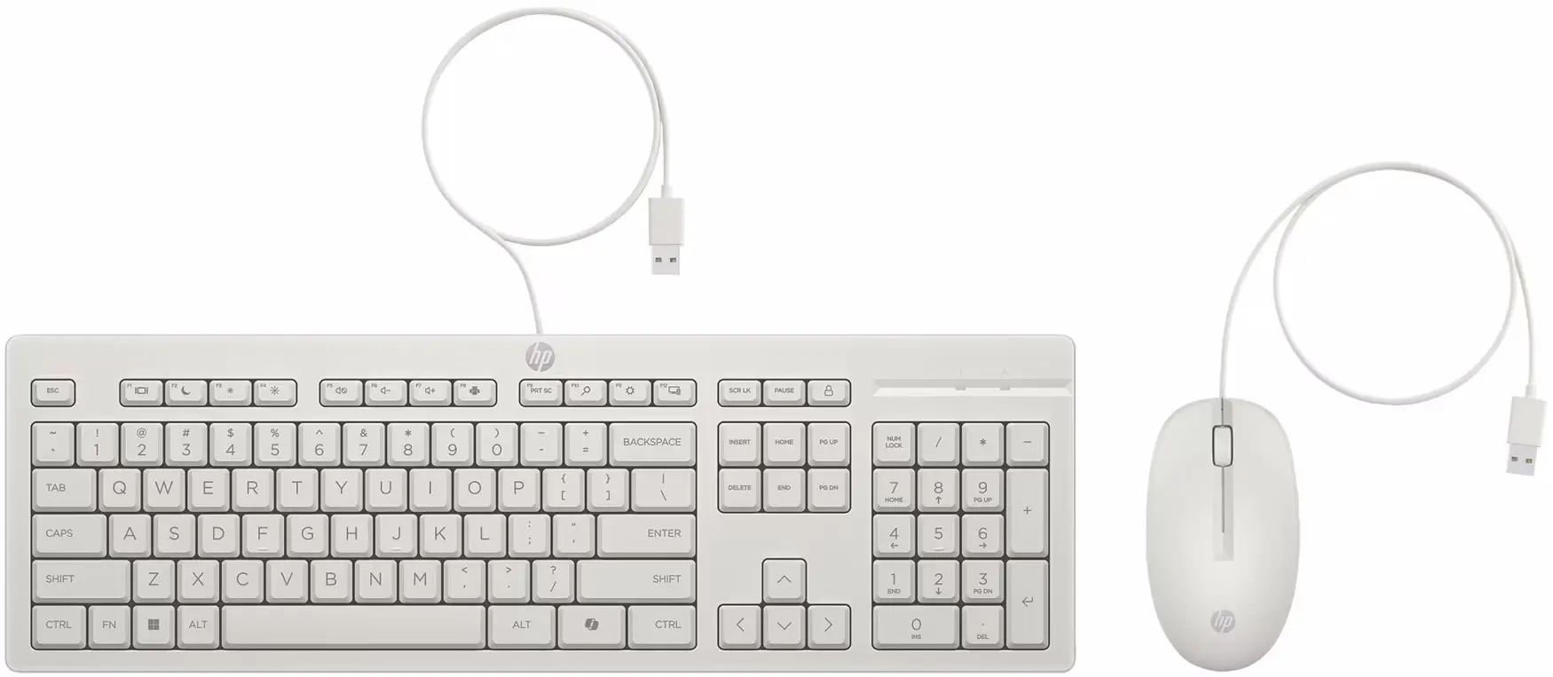 Set tastatura + mouse HP 255 AW5S6AA (White)