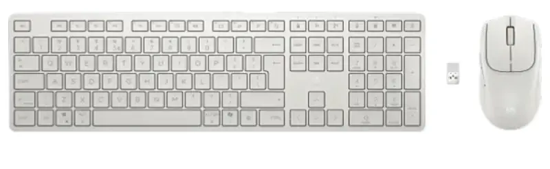 Комплект клавиатура + мышь HP 490C (White)