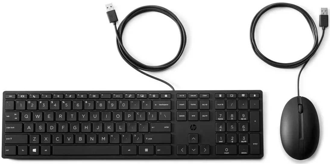 Set tastatura + mouse HP Wired 320MK (Black)