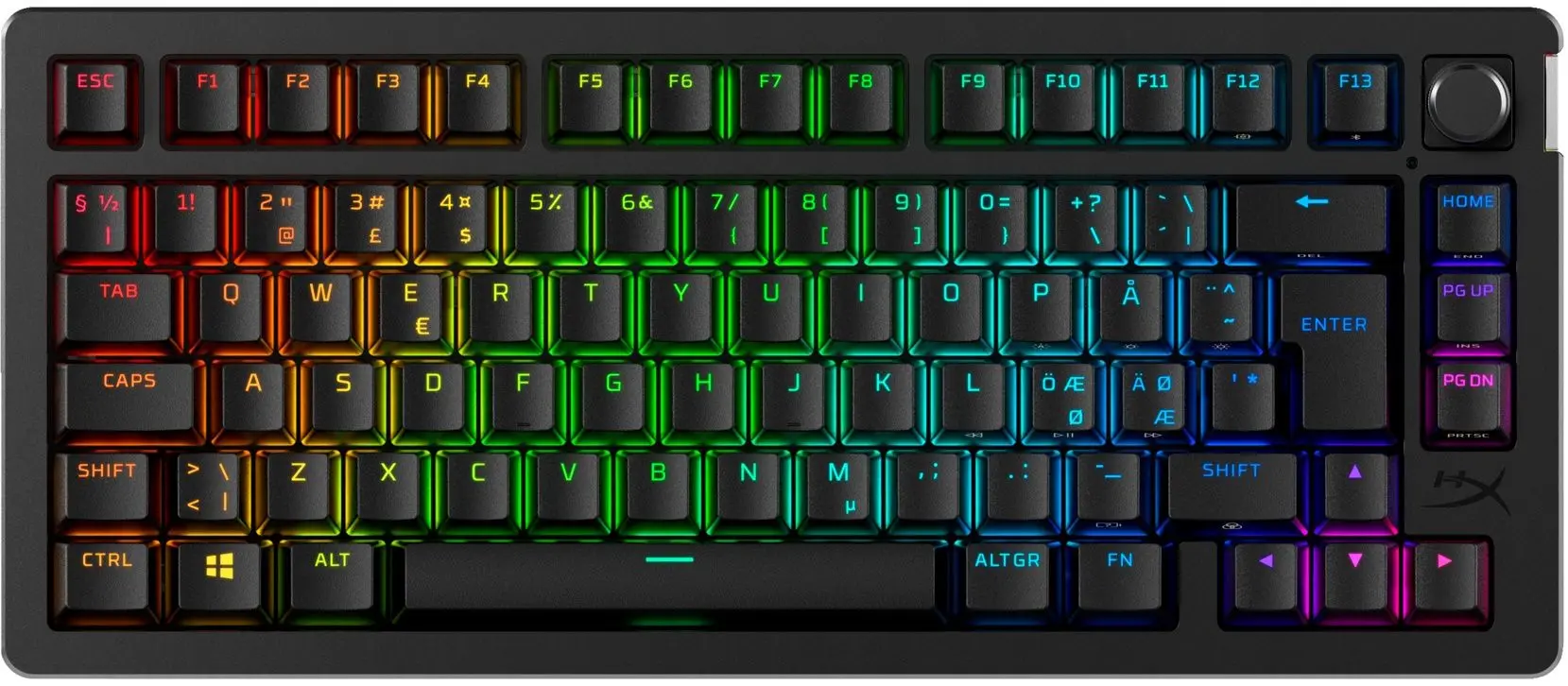 Tastatura fara fir HyperX Alloy Rise 75 (Black)