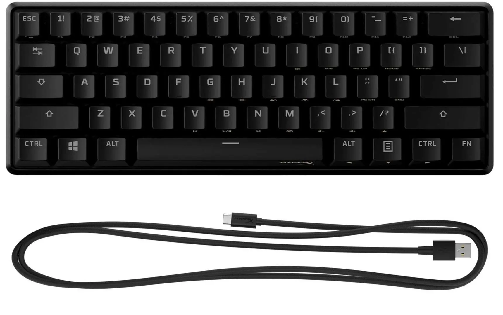 Игровая клавиатура HyperX Alloy Origins 60 (Black)