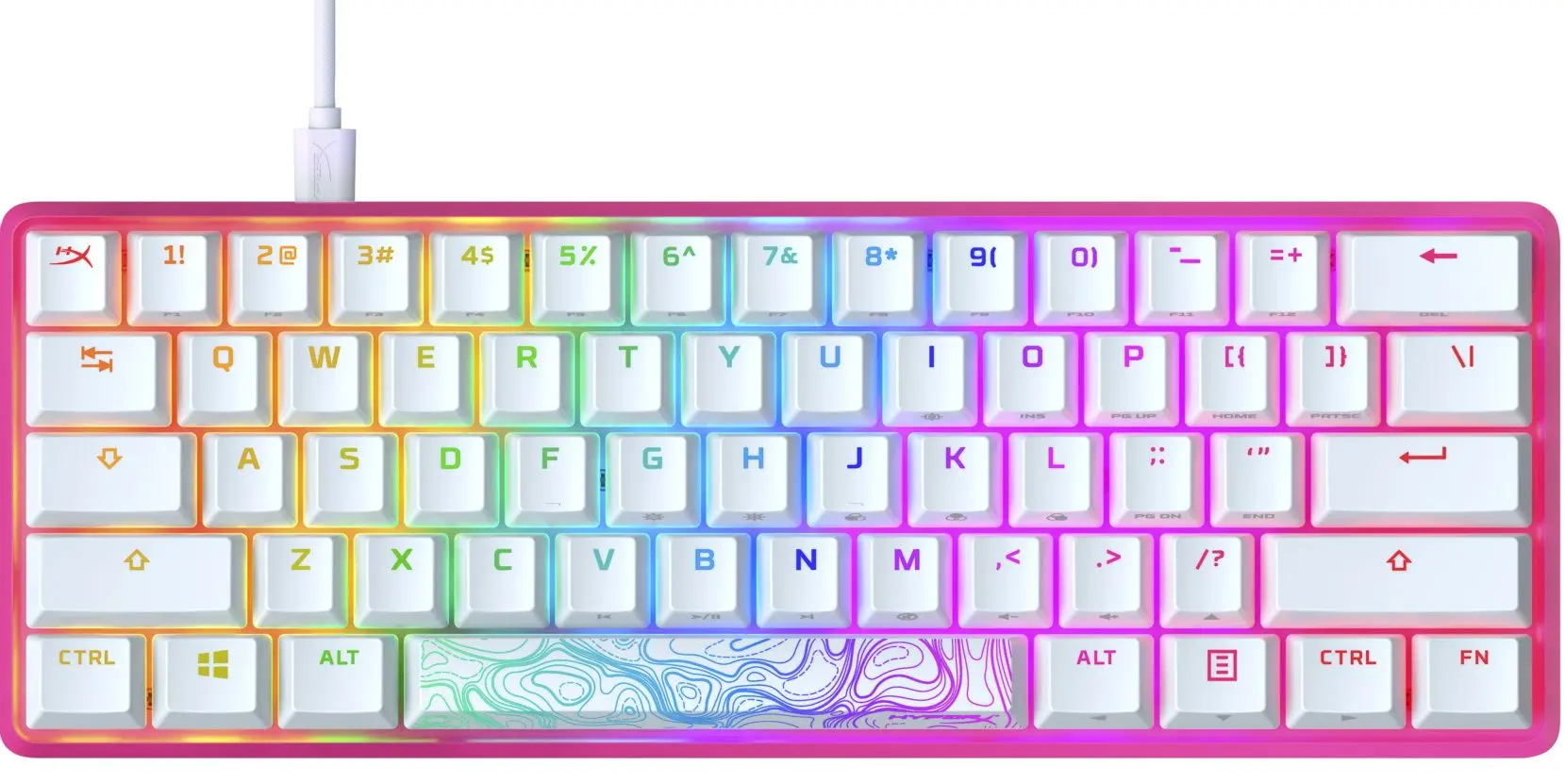 Tastatura HyperX Alloy Origins 60 (Pink) - 4