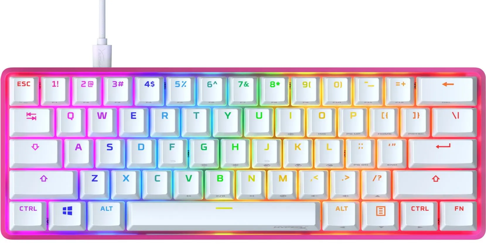 Tastatura HyperX Alloy Origins 60 (Pink)
