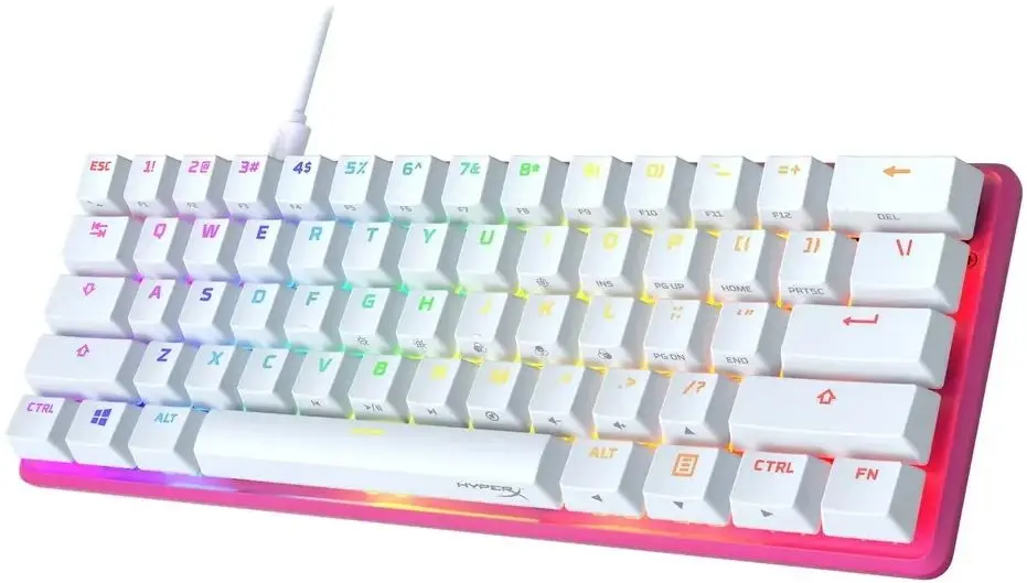 Клавиатура HyperX Alloy Origins 65 (Pink/White) - 2