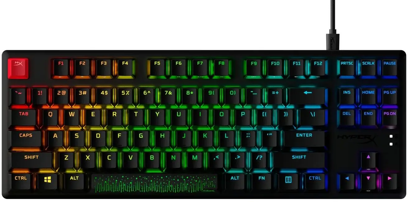 Tastatura HyperX Red Linear Alloy Origins Core PBT (Black)