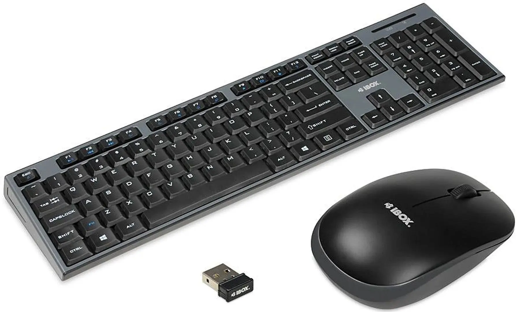 Беспроводной комплект клавиатура + мышь iBox Kit Pro IKMS606W (Black)