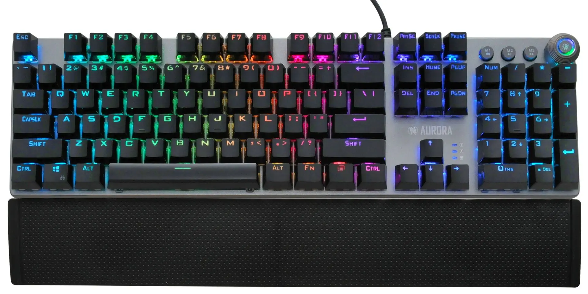 Клавиатура iBox Aurora K-4 RGB (Silver/Black)