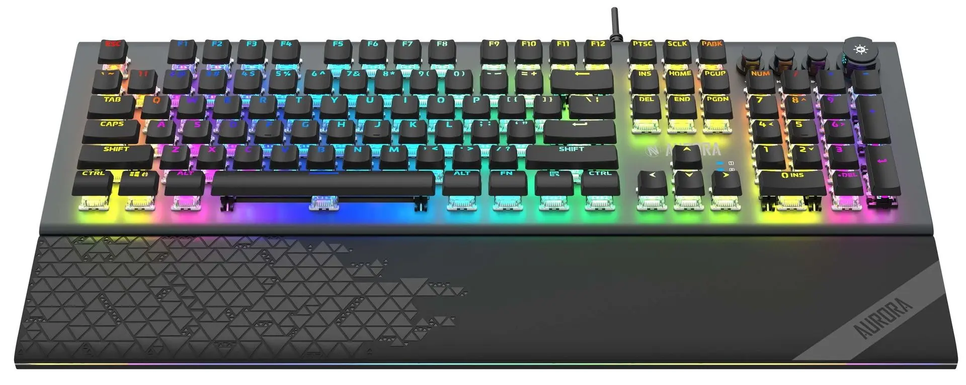 Клавиатура iBox Aurora K-5 RGB (Silver/Black) - 2