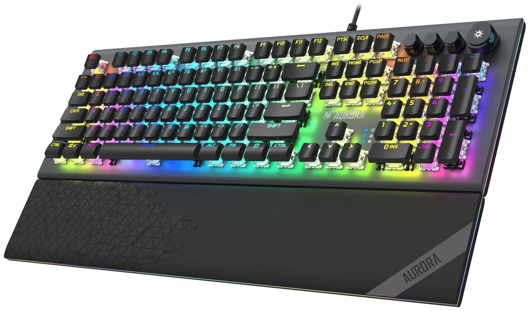 Клавиатура iBox Aurora K-5 RGB (Silver/Black) - 3