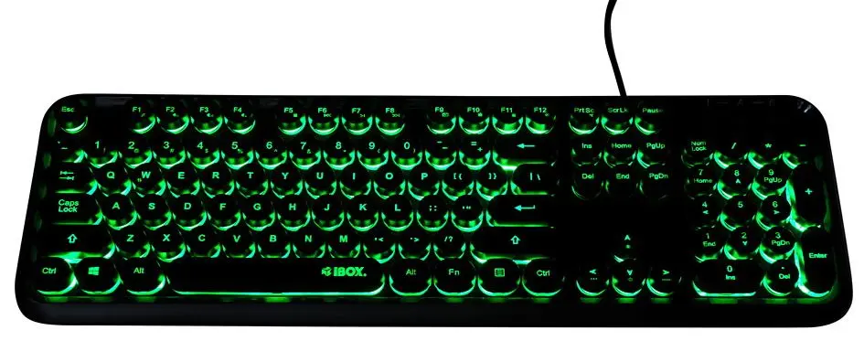 Клавиатура iBox Pulsar IKS620 RGB (Black) - 2